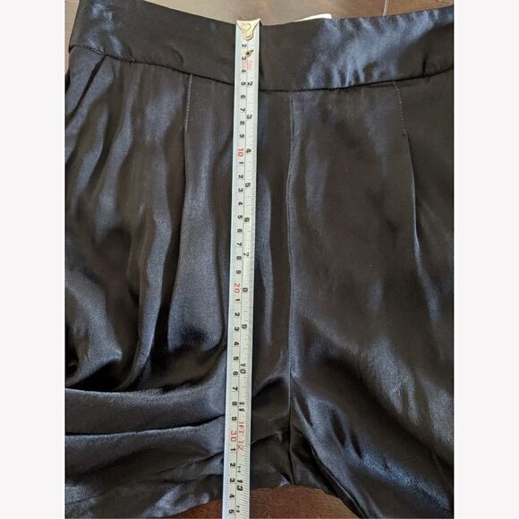 Anthropologie Ett Twa satin tie waist belted pant Size 0 - Picture 5 of 12